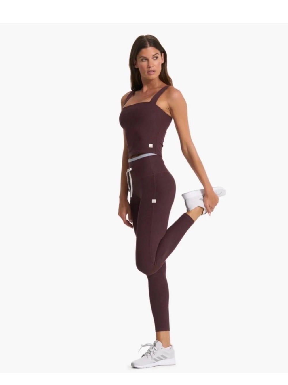 Vuori medium Leggings in chestnut heather maroon - Picture 2 of 6